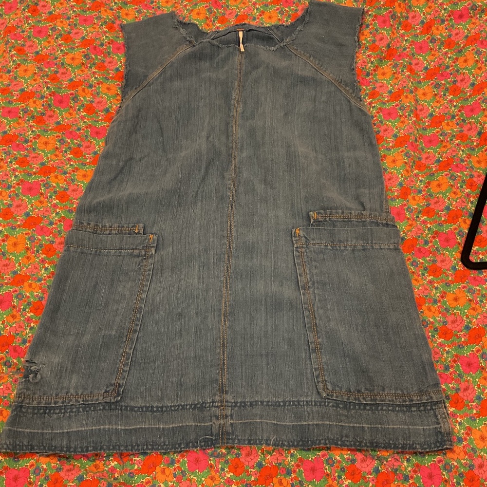 Free People Denim Dress L
